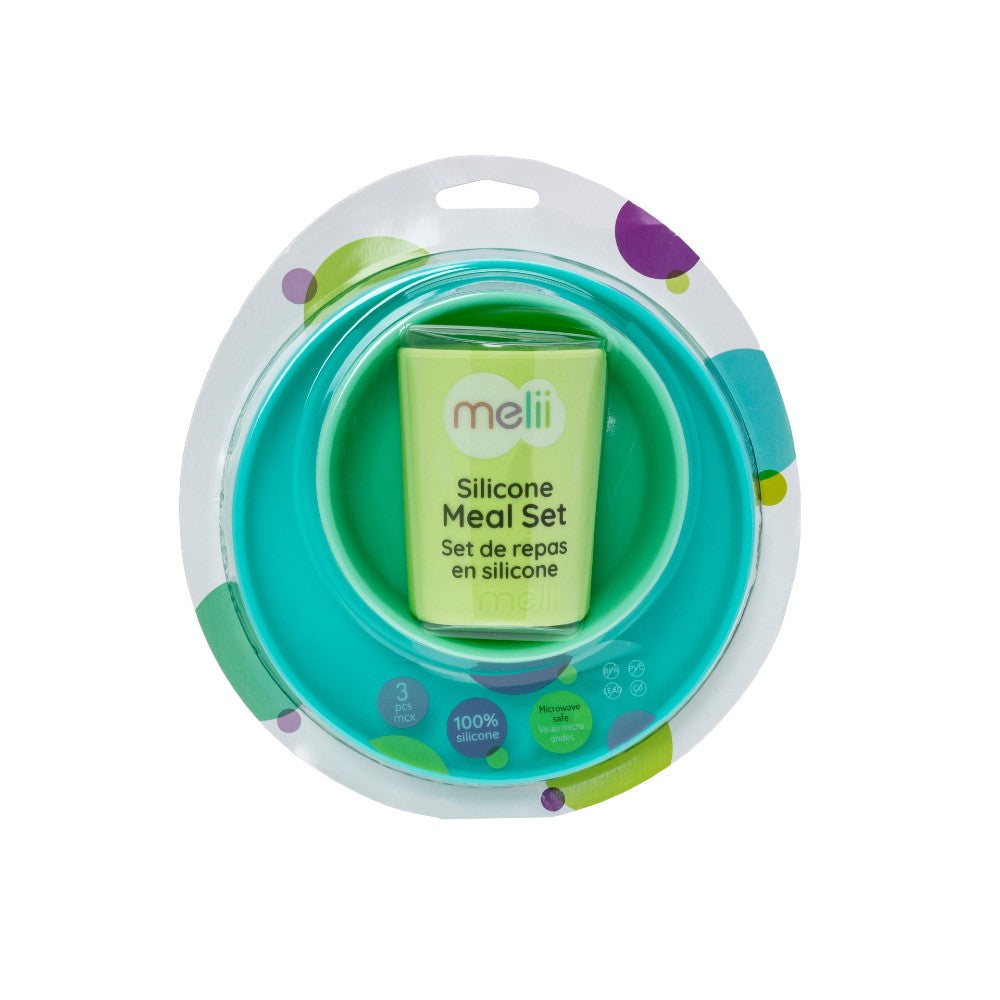 Melli silicone meal set packaging on a white background