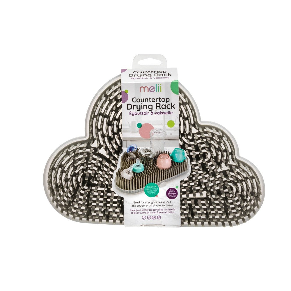 Melii countertop drying rack packaging on a white background