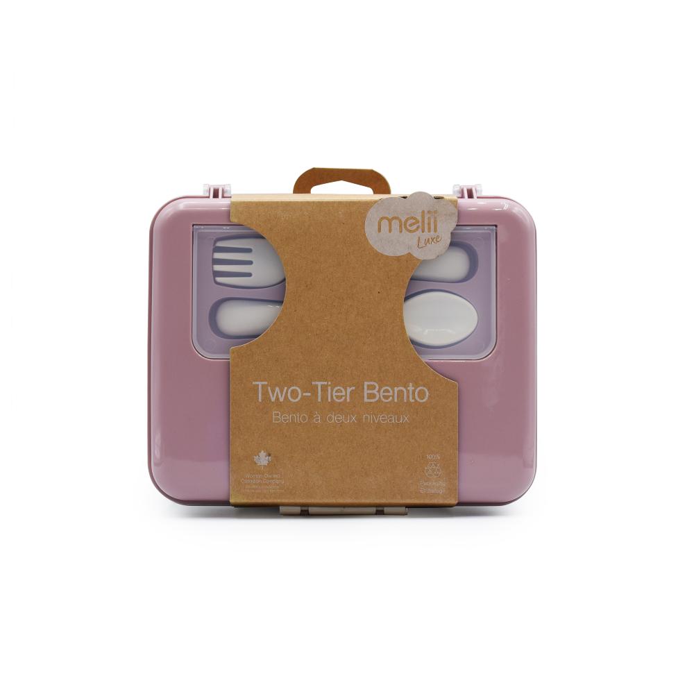 2 Tier Bento Box - Luxe Pink