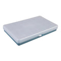 Clear plastic case with 'mali' branding on a white background