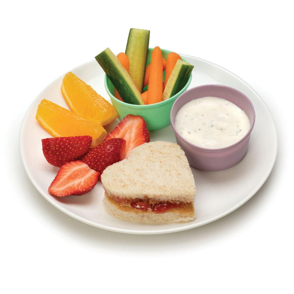 Rainbow Silicone Food Cups