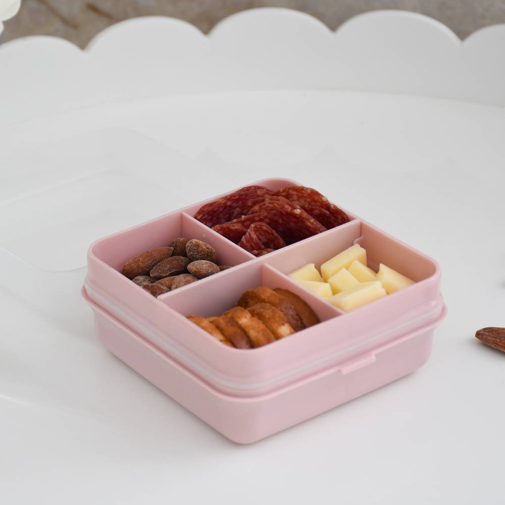 Snackle Box 4 Compartment Petite - Pink