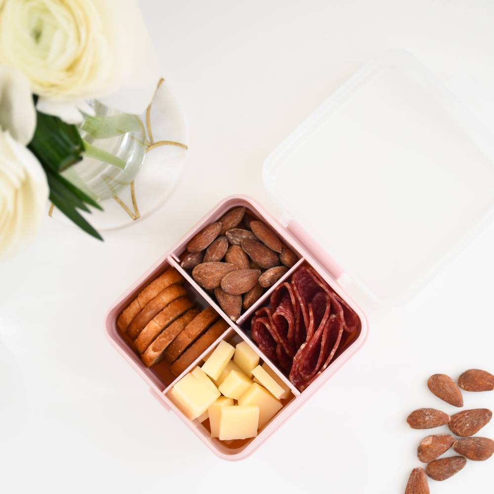 Snackle Box 4 Compartment Petite - Pink