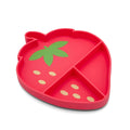 A strawberry shaped divided suction plate. 