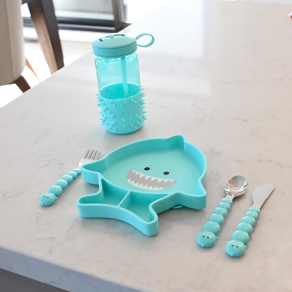 Silicone Divided Suction Plate - Shark