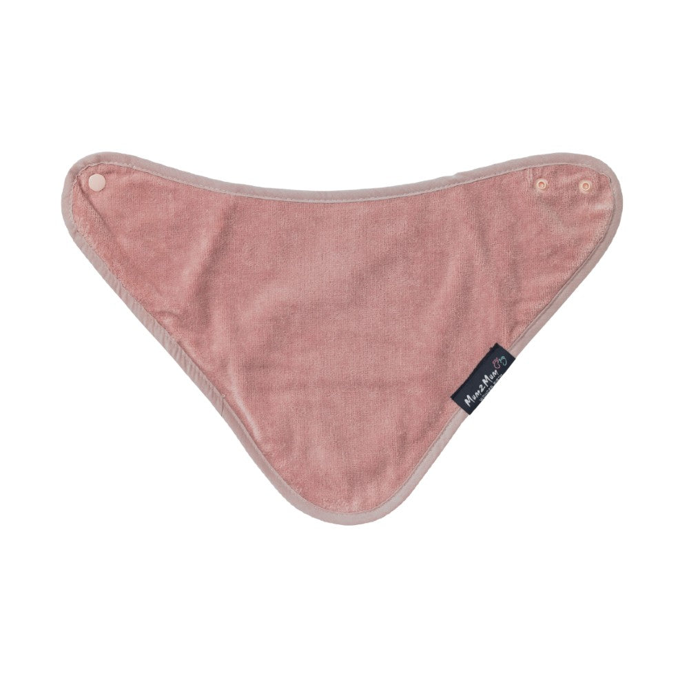 Bandana Wonder Bib - Dusty Pink