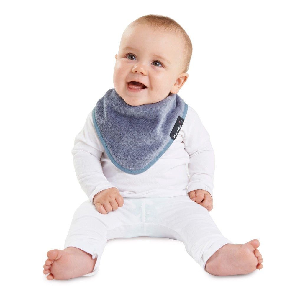Bandana Wonder Bib - Grey