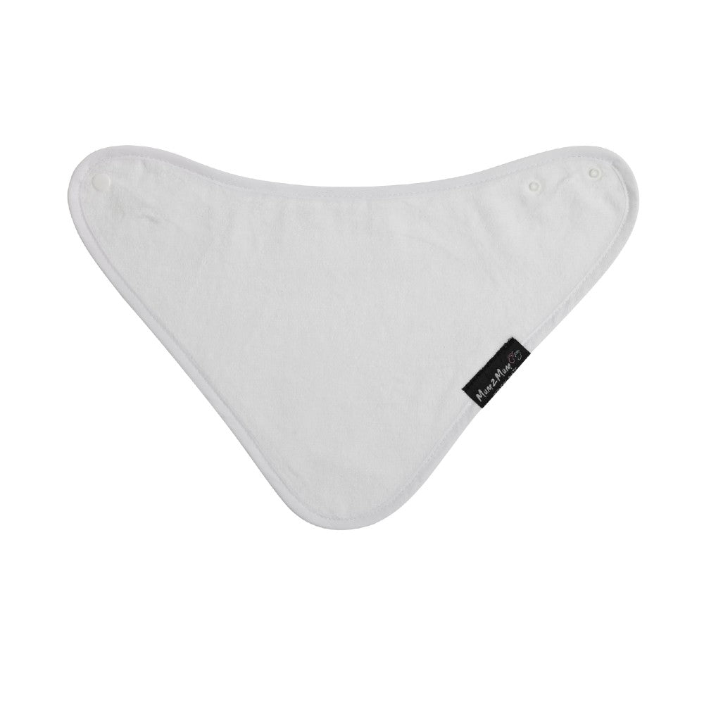 Bandana Wonder Bib - White