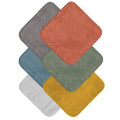 6pk Cotton Face Washers - Earth