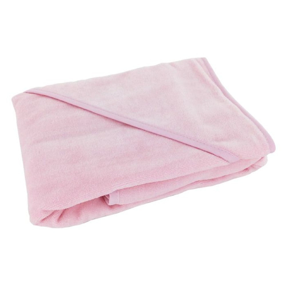 Hooded Towel - Baby Pink