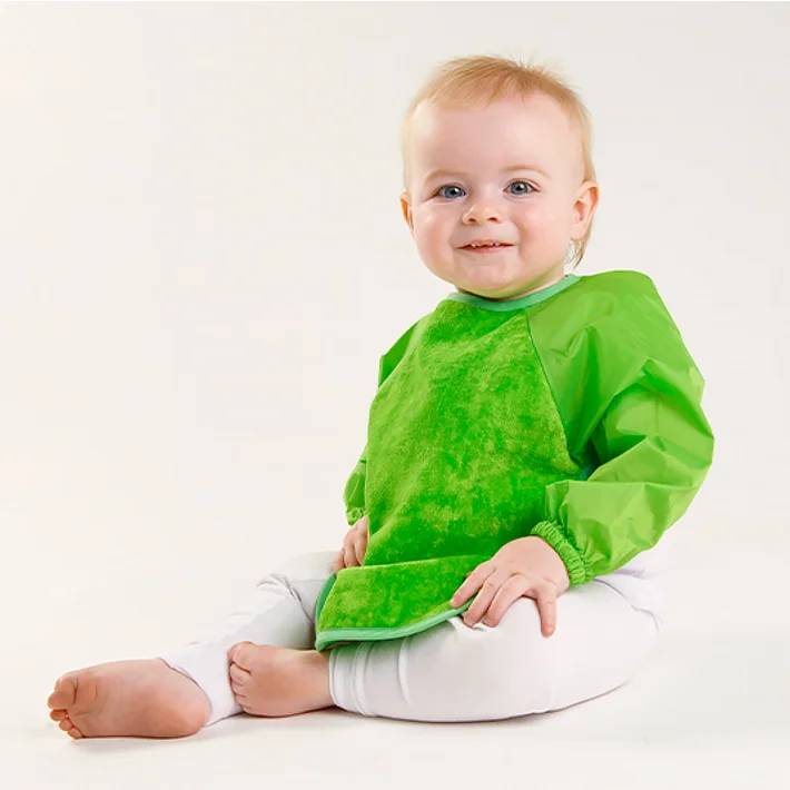 Sleeved Bib - Lime