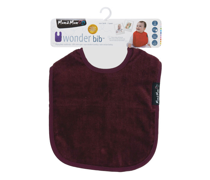 Standard Wonder Bib - Plum