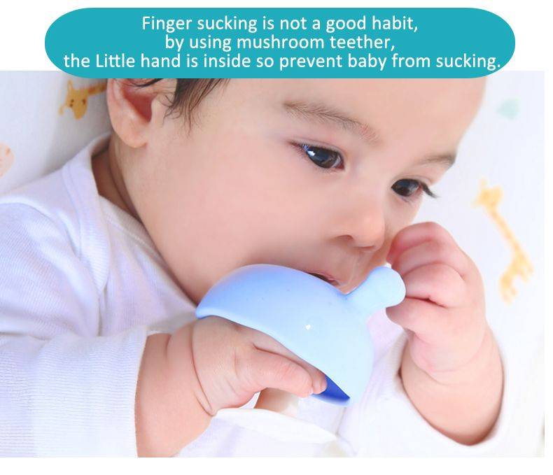 Soothing Mushroom Teether - Eucalyptus