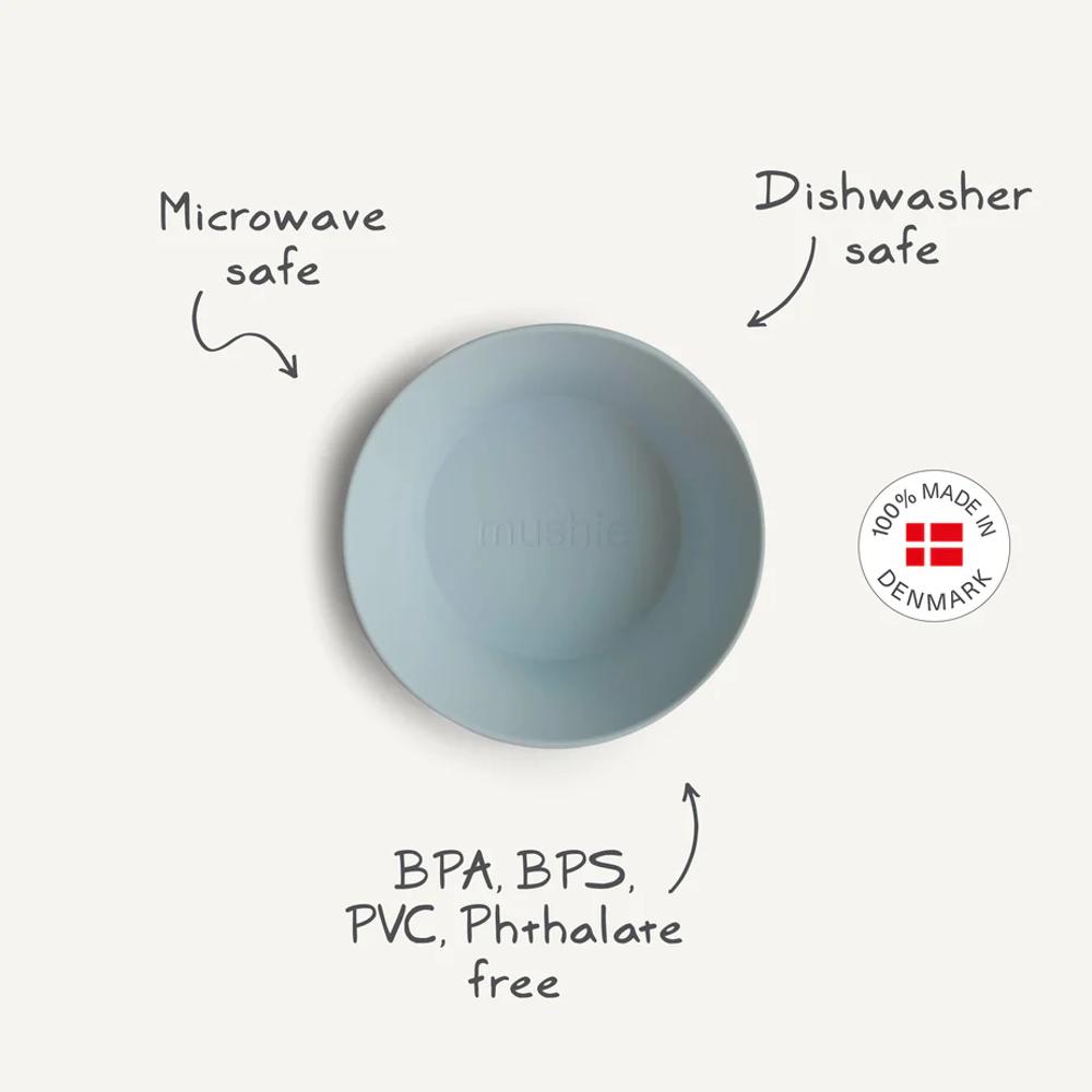 Dinnerware Round Bowl 2pc - Powder Blue