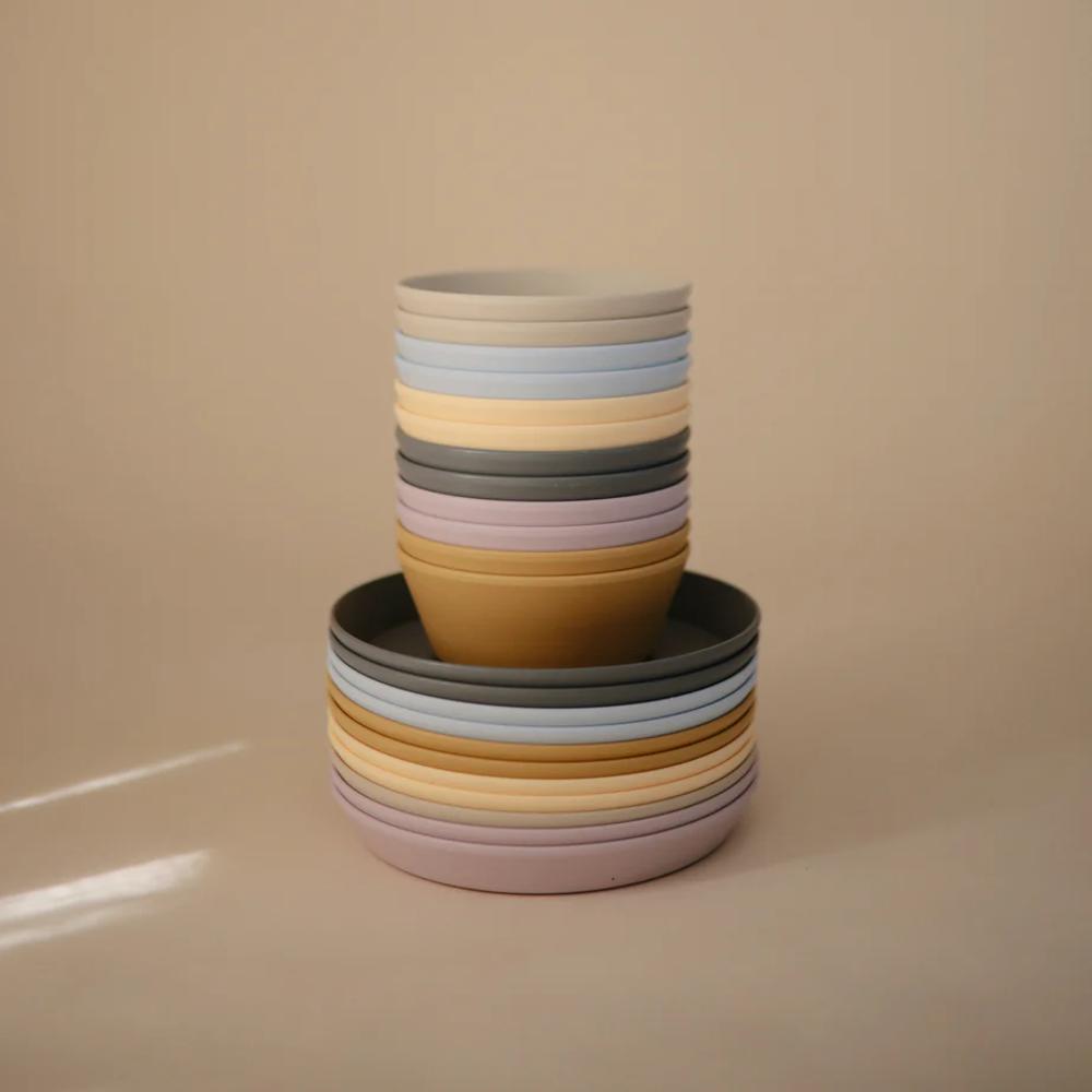 Dinnerware Round Plate 2pc - Pale Daffodil