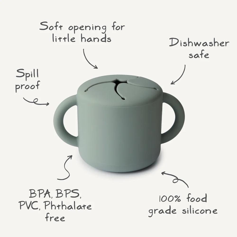 Silicone Snack Cup - Powder Blue