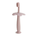Silicone Flower Training Toothbrush - Blush