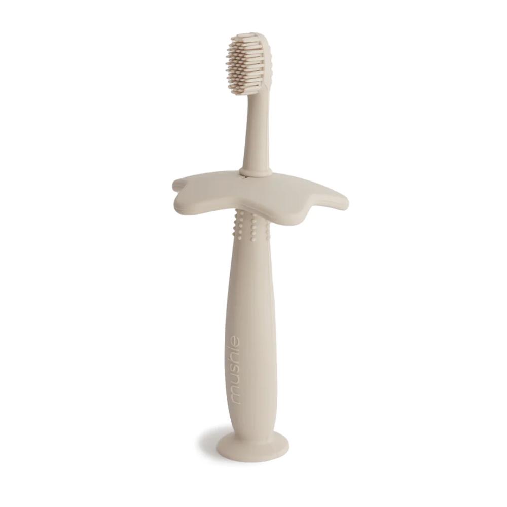 Silicone Star Training Toothbrush - Sand