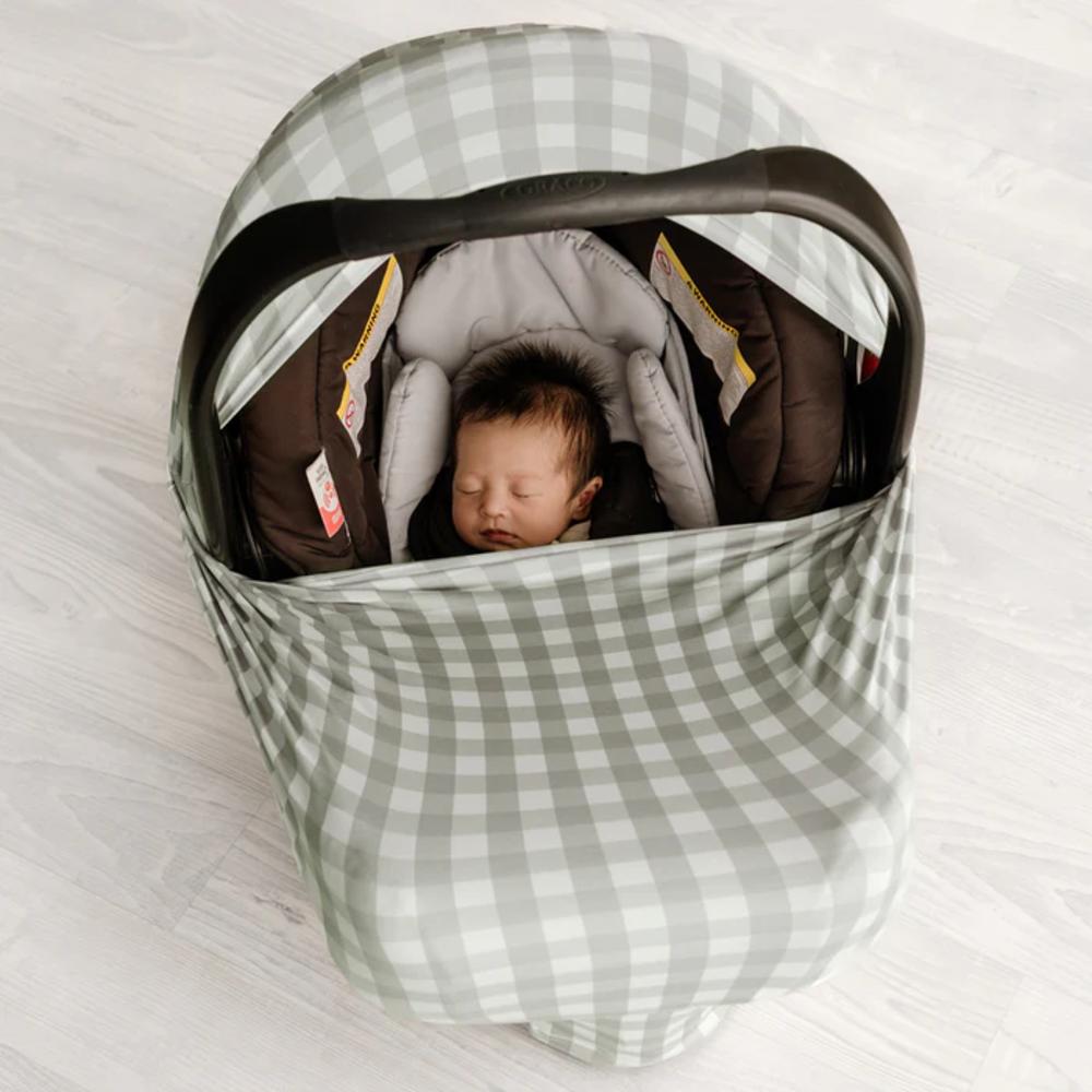 5 in 1 Multi-Use Cover - Sage Gingham