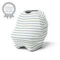 5 in 1 Multi-Use Cover - Seaside Stripes on a white background. 