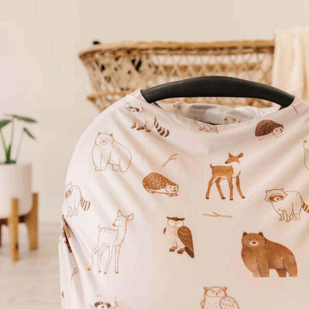 5 in 1 Multi-Use Cover - Woodland Animals
