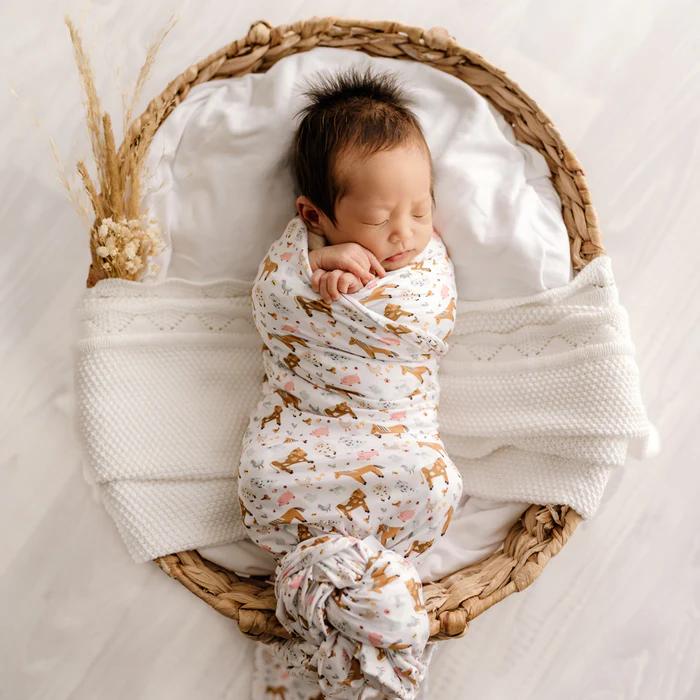 Stretchy Swaddle - Farmyard Bunch