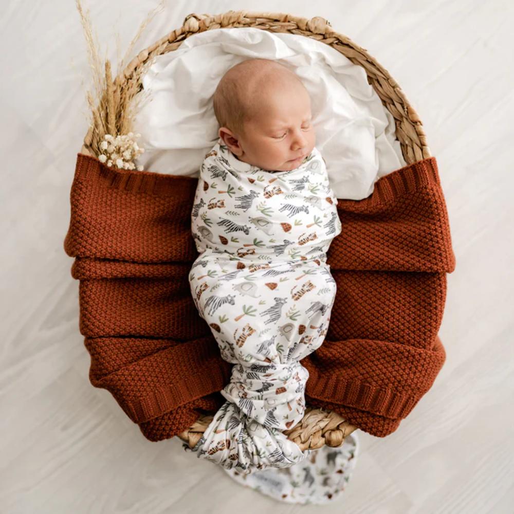 Stretchy Swaddle - Savanna