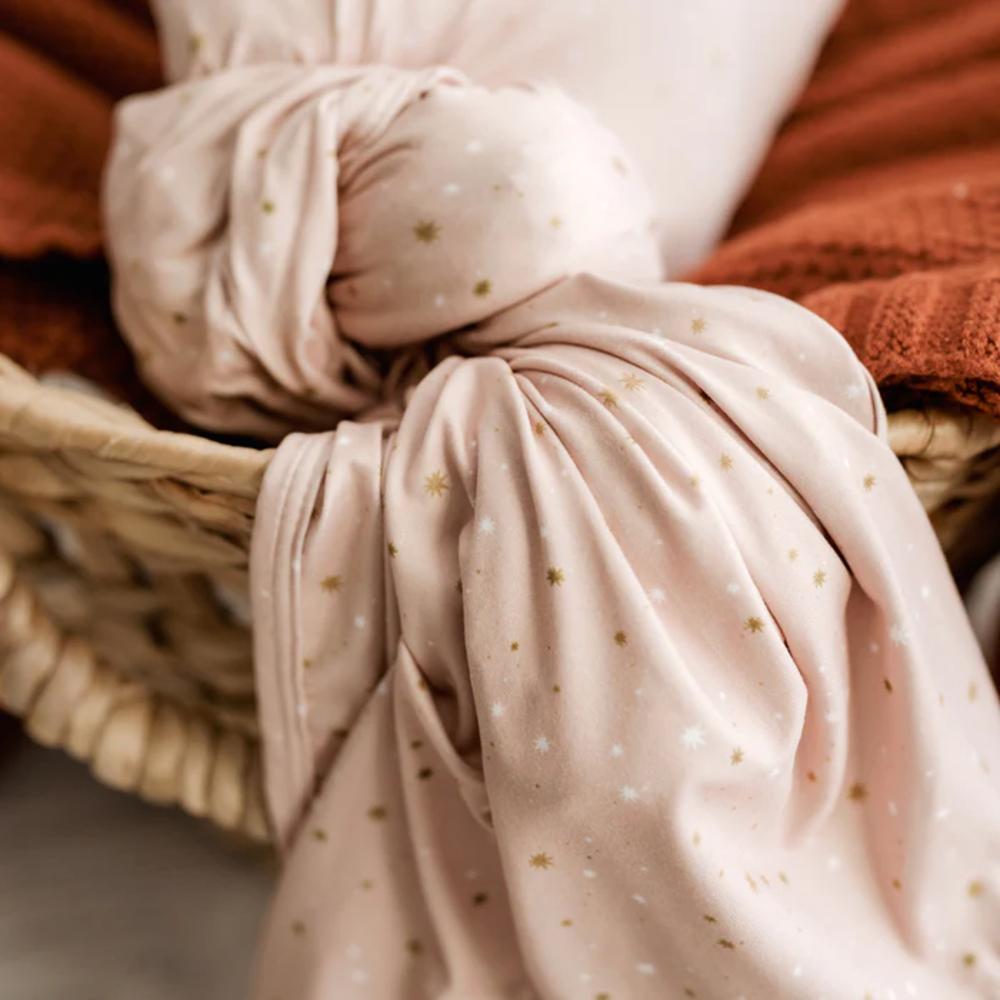 Stretchy Swaddle - Starlit Pink