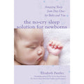 No Cry baby sleep book against white background.