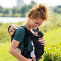 Mini Monkey Tandem Baby Carrier - Black