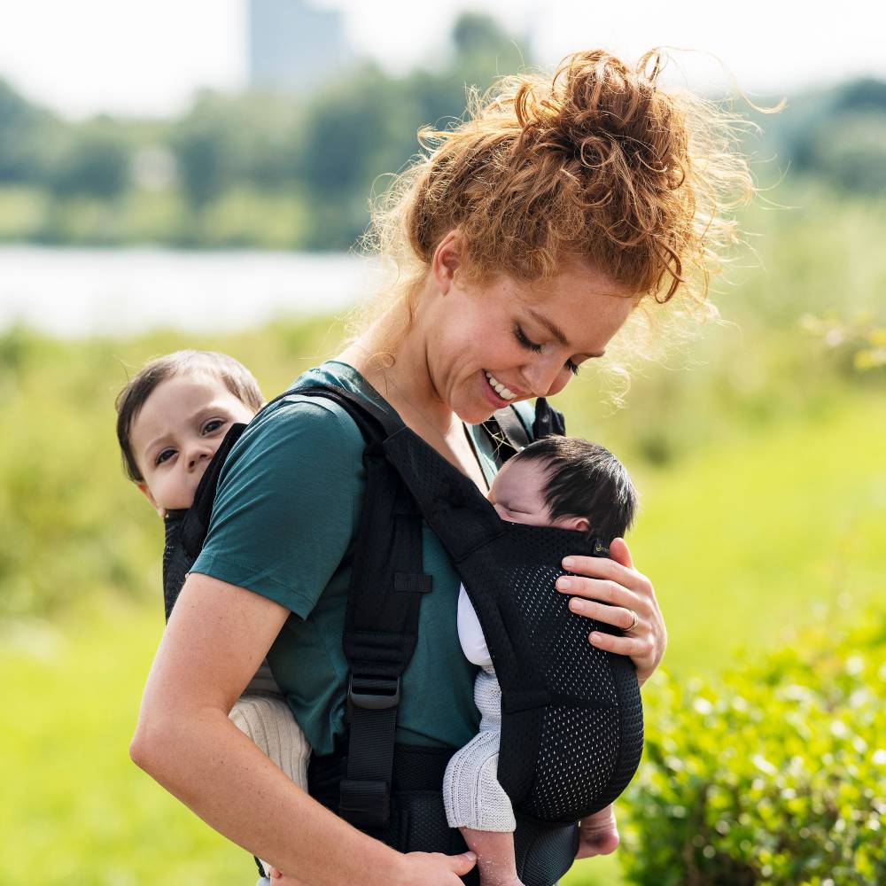 Mini Monkey Tandem Baby Carrier - Black