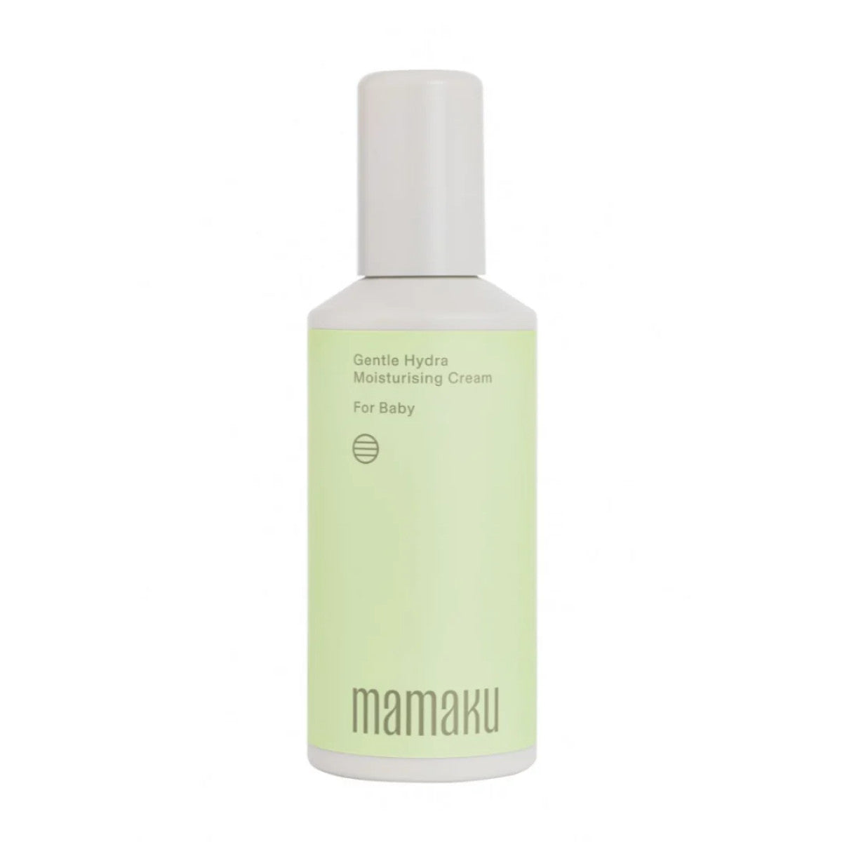  A bottle of Gentle Hydra Moisturising Cream for Baby on a white background. 