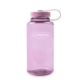 A translucent light purple Nalgene water bottle with a matching purple screw cap and carrying loop, shown on a plain white background.