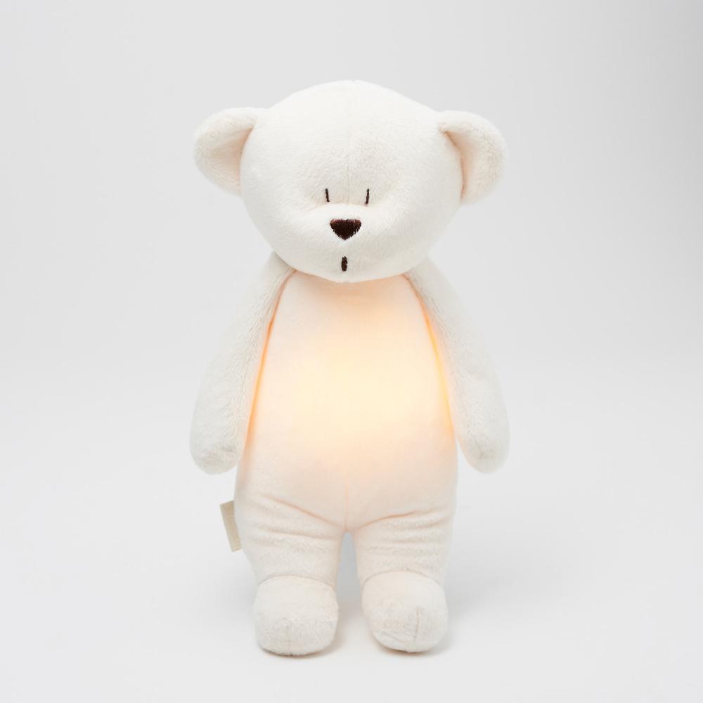 Humming Bear with Lamp - Cream