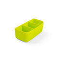 green silicone Montiico divider for the Bite Lunch Box