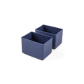 navy Montiico silicone cups for Feast lunch box two pack