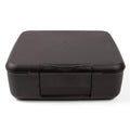 black four compartment Montiico lunch box