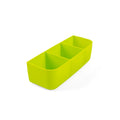 green Montiico three compartment silicone tray for Feast lunch box