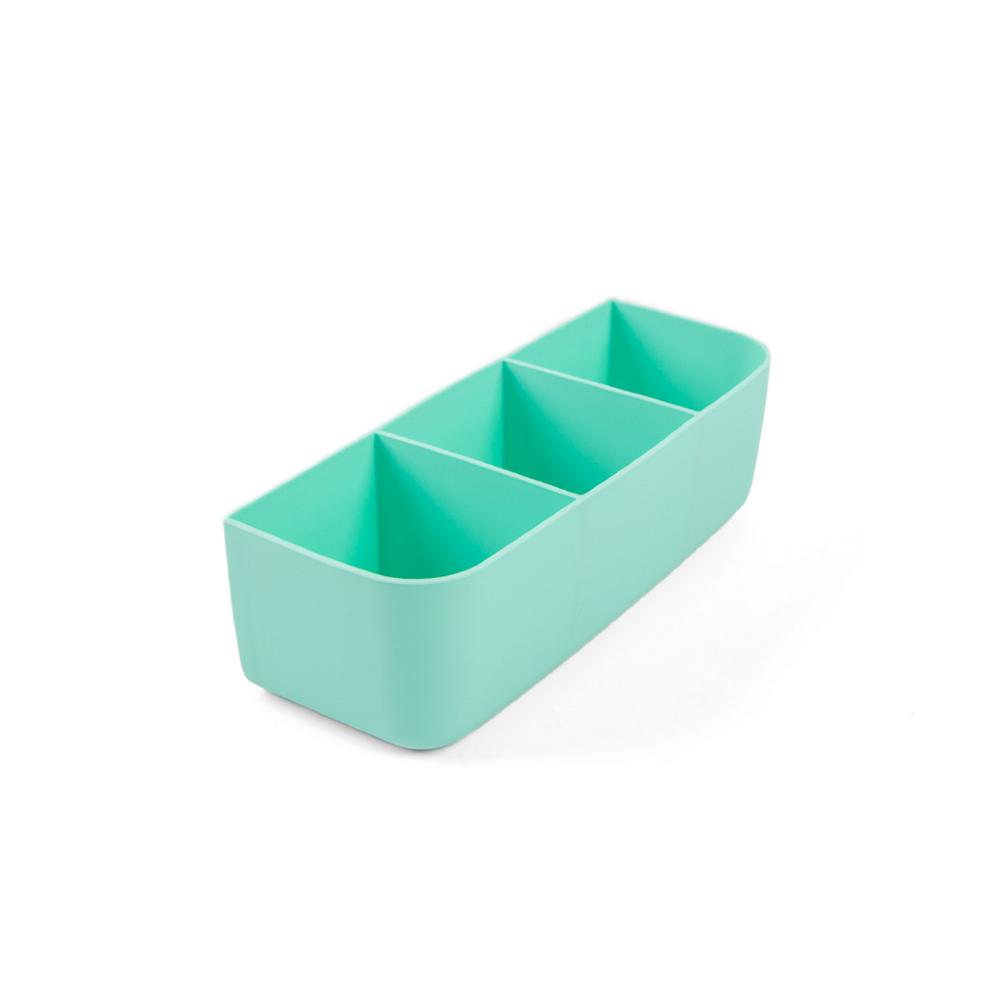 blue Montiico three compartment silicone tray for Feast lunch box