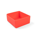 red Montiico silicone square tray for the Feast lunch box