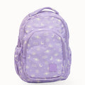 purple with space icons Montiico large kids backpack
