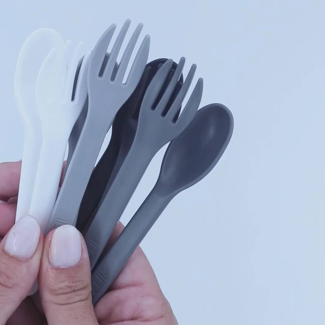 Out & About Cutlery Set - Monochrome