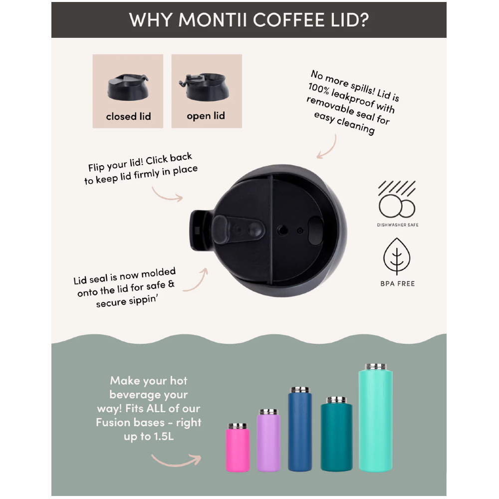 Fusion Coffee Lid - Coastal