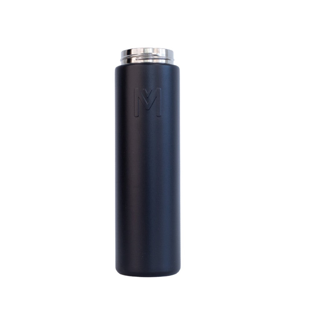black stainless steel Montiico fusion bottle base