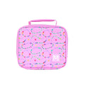 pink with friendship bracelet Montiico medium insulated lunch bag