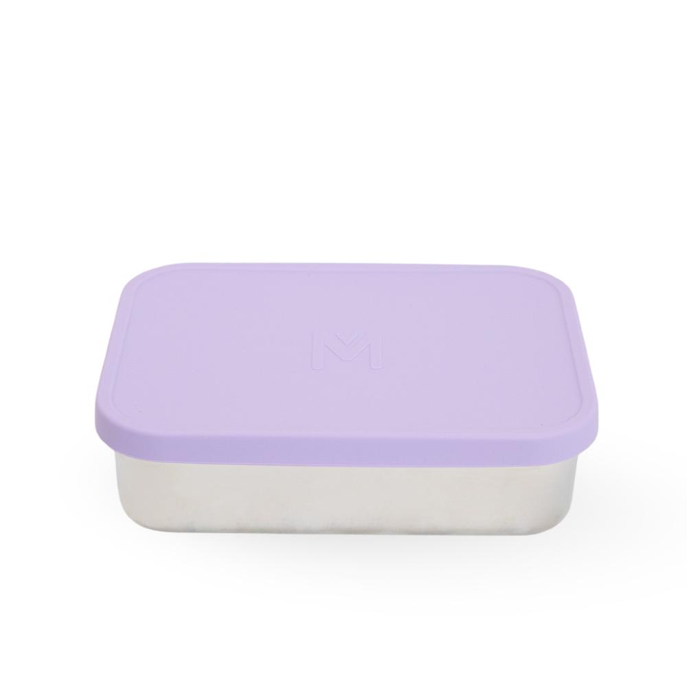 purple silicone and stainless steel Montiico multiway lunch box