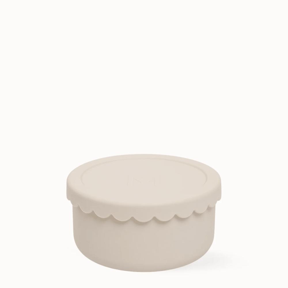Silicone Scallop Bowl - Cream