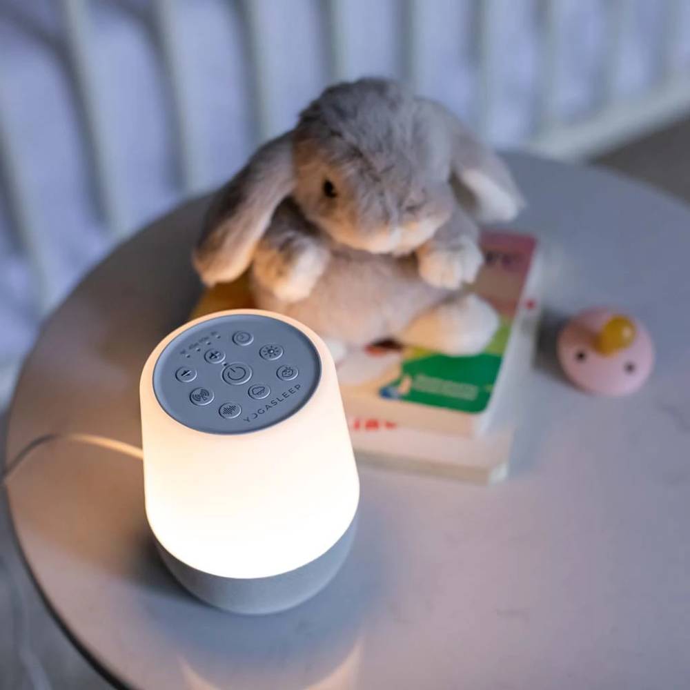 Duet White Noise Machine with Night Light and Wireless Speaker