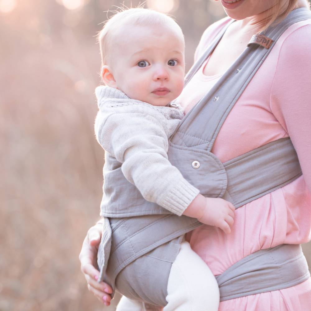 Breeze Baby Carrier - Light Grey