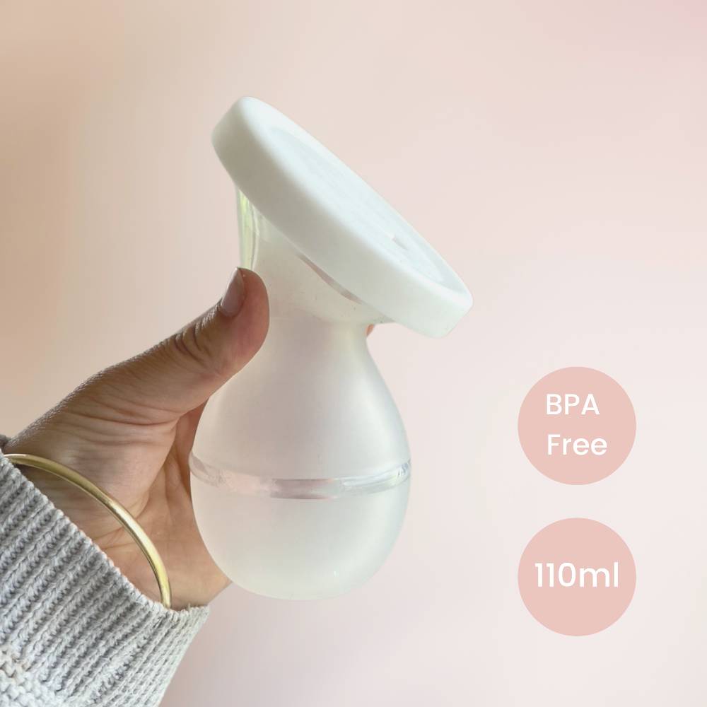 110ml Silicone Breastpump with Lid
